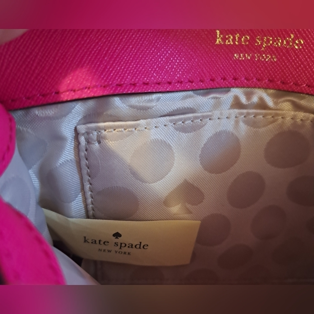 NWOT Kate Spade Cedar Street Pink Convertable Casual Clutch Purse Bag - Picture 10 of 10